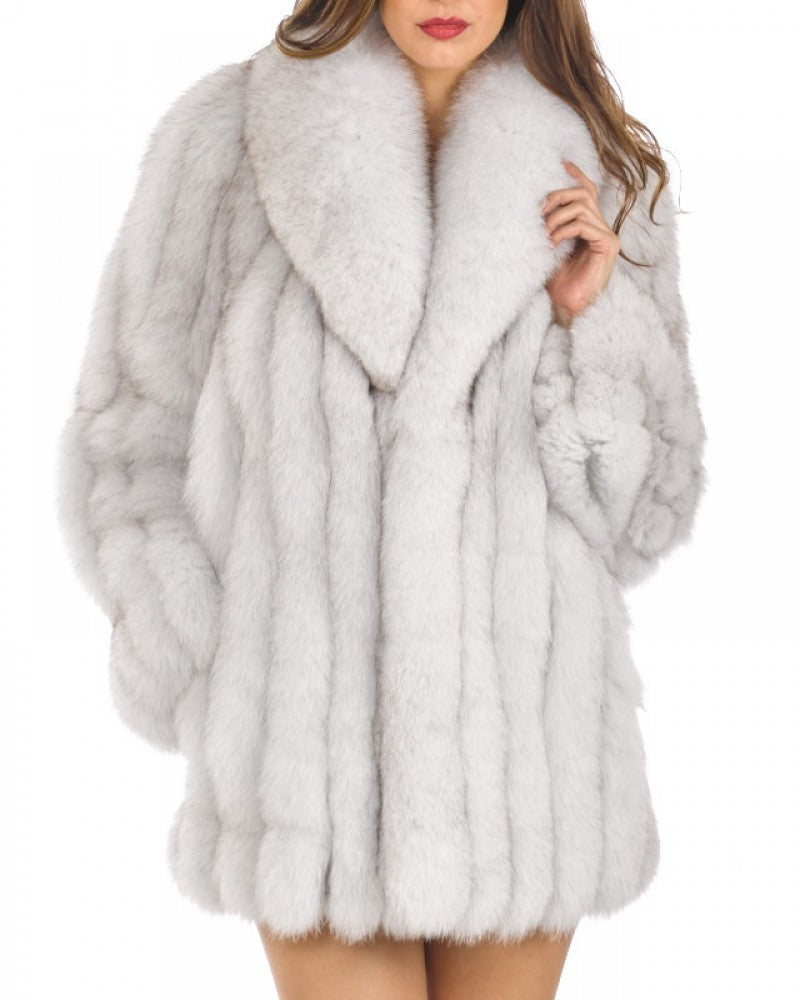 Manteau Luxe en Fausse Fourrure