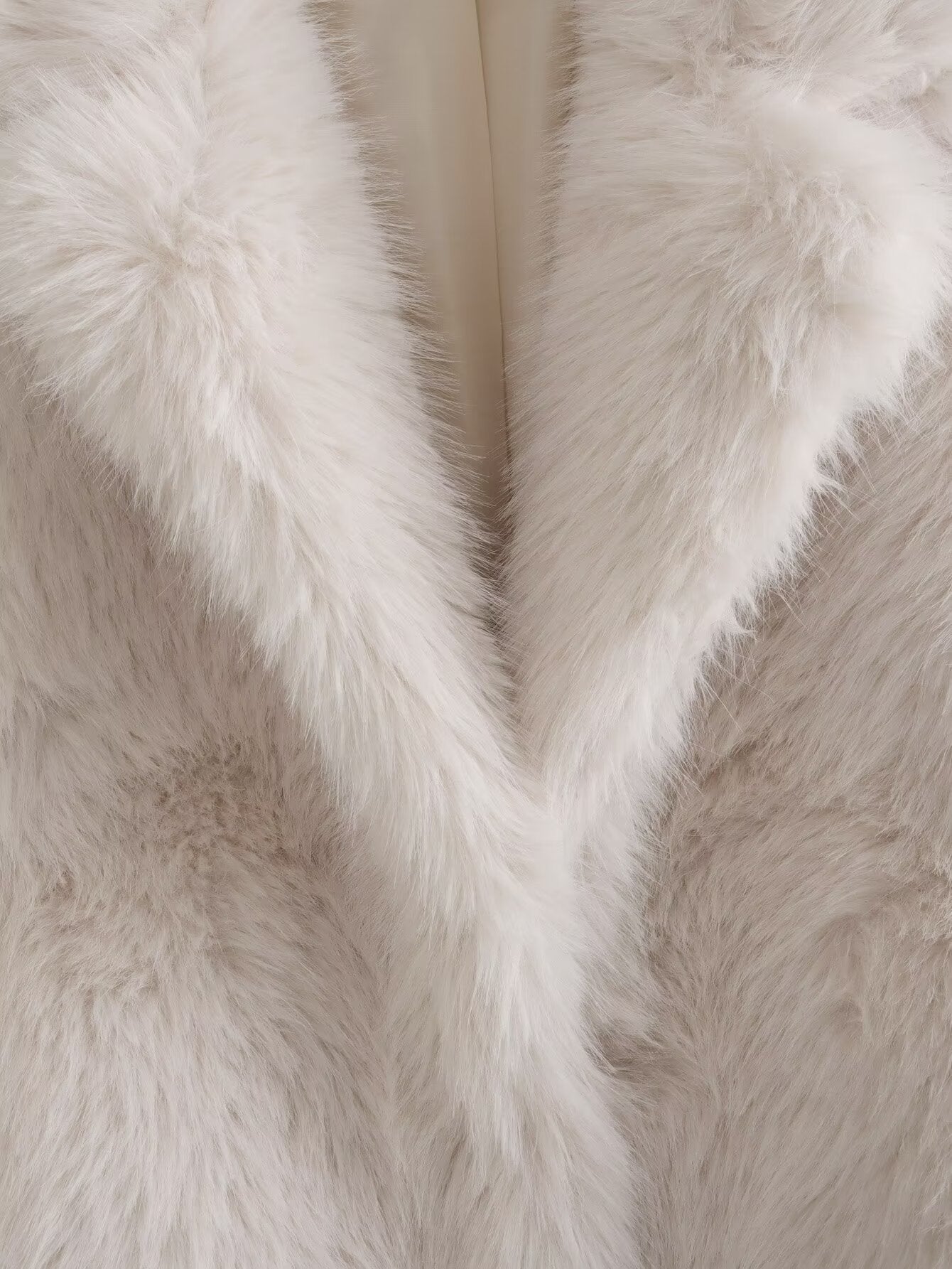 Manteau en Fausse Fourrure Chic