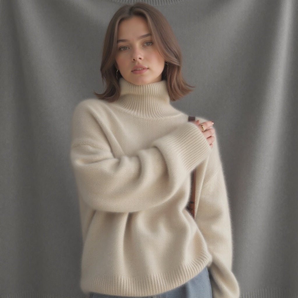 Pull en Cachemire Étoilé
